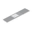 Maia Vanilla Kitchen Sink Worktop - Universal Super Large Bowl - 180 x 600 x 4.2cm