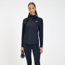 Maglia sportiva con cerniera 1/4 MP Infinity Mark da donna - Blu Petrolio - XXS