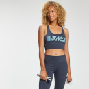 MP Women's Graffiti Graphic Training Sports Bra - Graphite - XXS