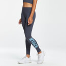MP Women's Graffiti Graphic Training Leggings - Graphite - XXS