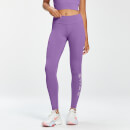 MP Women's Graffiti Graphic Training Leggings - Deep Lilac - L
