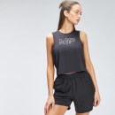 MP Women's Repeat Mark Graphic Training Crop Vest - Black  - XXS