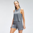 MP Women's Repeat Mark Graphic Training Crop Vest - Carbon  - XXS