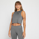 Canotta corta sportiva MP Repeat da donna - Carbone - S