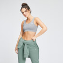 MP Women's Essentials Wide Strp Sports Bra - Grey Marl - XXS