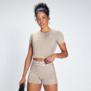 MP Women's Curve Crop Short Sleeve T-Shirt - Sesame  - XS