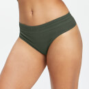 MP Women's Essentials Seamless Thong - Vine Leaf - XS