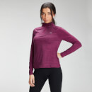 MP Women's Performance Training 1/4 Zip Top - Deep Pink Marl with Black Fleck - XS