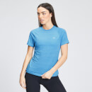MP Women's Performance Training T-Shirt - Bright Blue Marl with White Fleck - XS