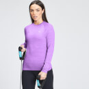 MP Women's Performance Long Sleeve Training T-Shirt - Deep Lilac Marl with White Fleck - XS