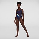 Women's Placement U-Back Swimsuit Navy