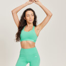 Reggiseno sportivo incrociato MP Power - Verde ghiaccio - XS