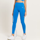 Leggings con inserti in mesh MP Power da donna - Azzurro intenso - XXS