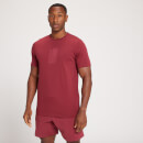 T-shirt a maniche corte con stampa MP Repeat da uomo - Nero ciliegia - XXS