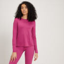 Maglia a maniche lunghe MP Power Ultra da donna - Sangria - XXS