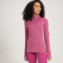 Maglia con cerniera 1/4 e vestibilità regolare MP Power Ultra da donna - Sangria - XXS