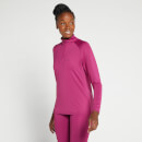 Maglia sportiva con cerniera 1/4 MP Repeatda donna - Rosa intenso - XS