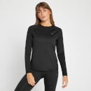 Maglia sportiva a maniche lunghe MP Repeat da donna - Nera - XXL