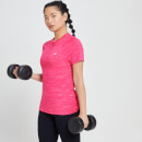 T-shirt sportiva MP Performance da donna - Magenta mélange - XXS