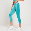 Leggings 3/4 Curve MP da donna - Lagoon - XXS