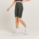 Pantaloncini da ciclismo vita alta Curve MP da donna - Nero carbone mélange - XXS