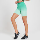 Pantaloncini da ciclismo MP Velocity Ultra Seamless da donna - Verde ghiaccio - XS