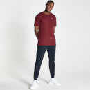 T-shirt a maniche corte MP Essentials Drirelease da uomo - Merlot - XS