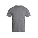 Men's Front & Back Logo Tee - Dark Grey