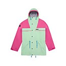 Unisex Tempest 89 Waterproof Jacket - Light Green / Pink