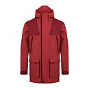 Men's Breccan Interactive Parka Waterproof Jacket - Red / Brown