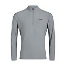 Men's 24/7 Long Sleeve Zip Base Layer - Grey