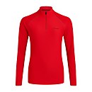Women's 24/7 Long Sleeve Zip Base Layer - Red