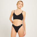 Bralette con scollo a V senza cuciture MP Composure da donna - Nera - L