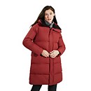 Women's Combust Reflect Long Down Jacket - Red
