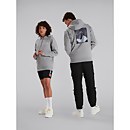 Unisex Heritage Back Print Hoody - Grey