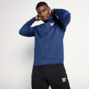 Men's Core Full Zip Poly Track Top With Hood - Insignia Blue