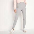 Women's Sustainable Slim Fit Rib Lounge Joggers - Grey Marl