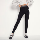 Women's Sustainable Rib Lounge Leggings - Black
