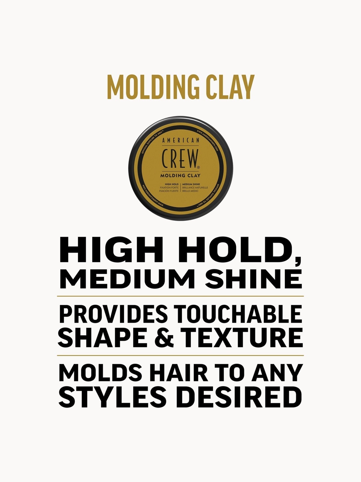 American Crew Molding Clay 85g 3