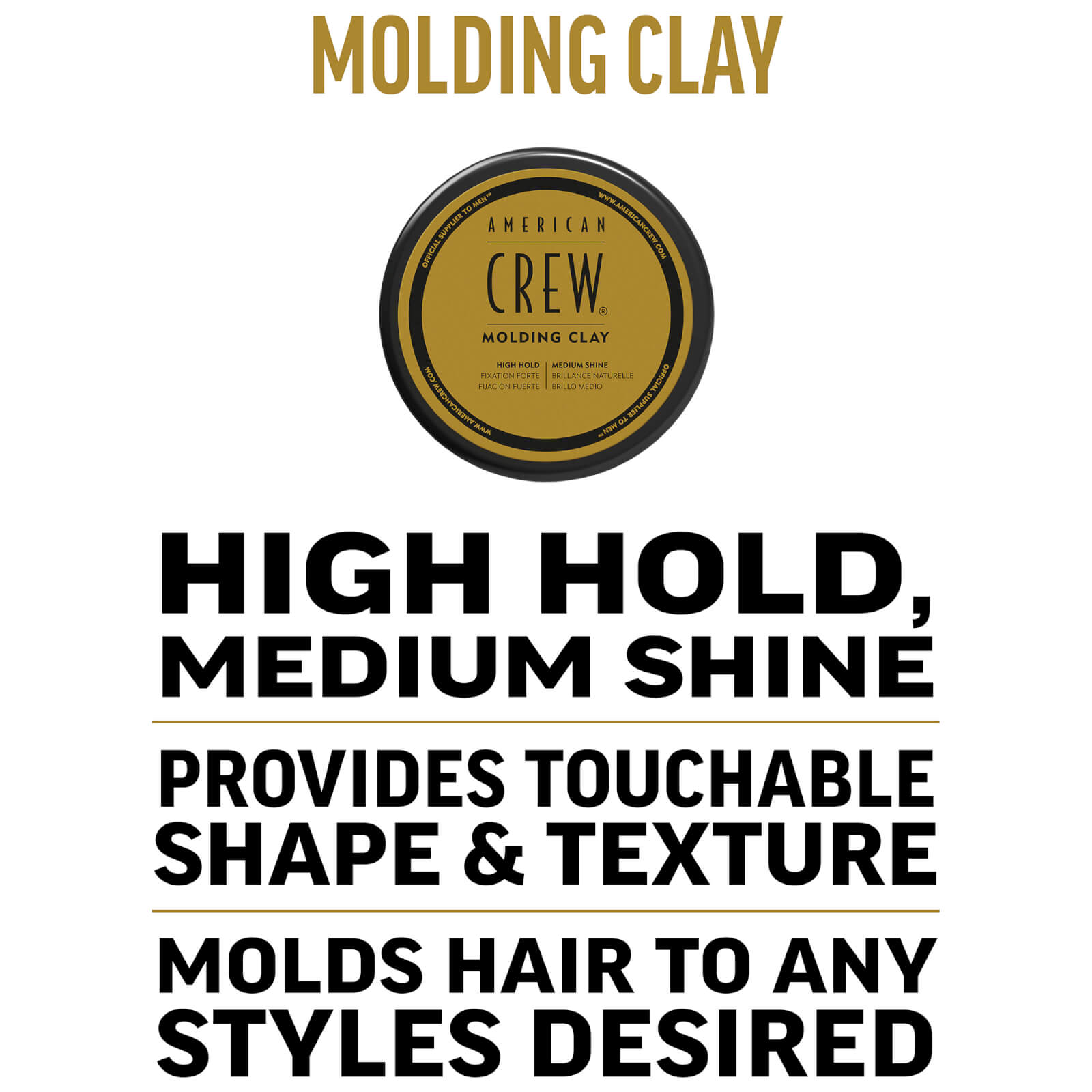 American Crew Molding Clay 85g 3