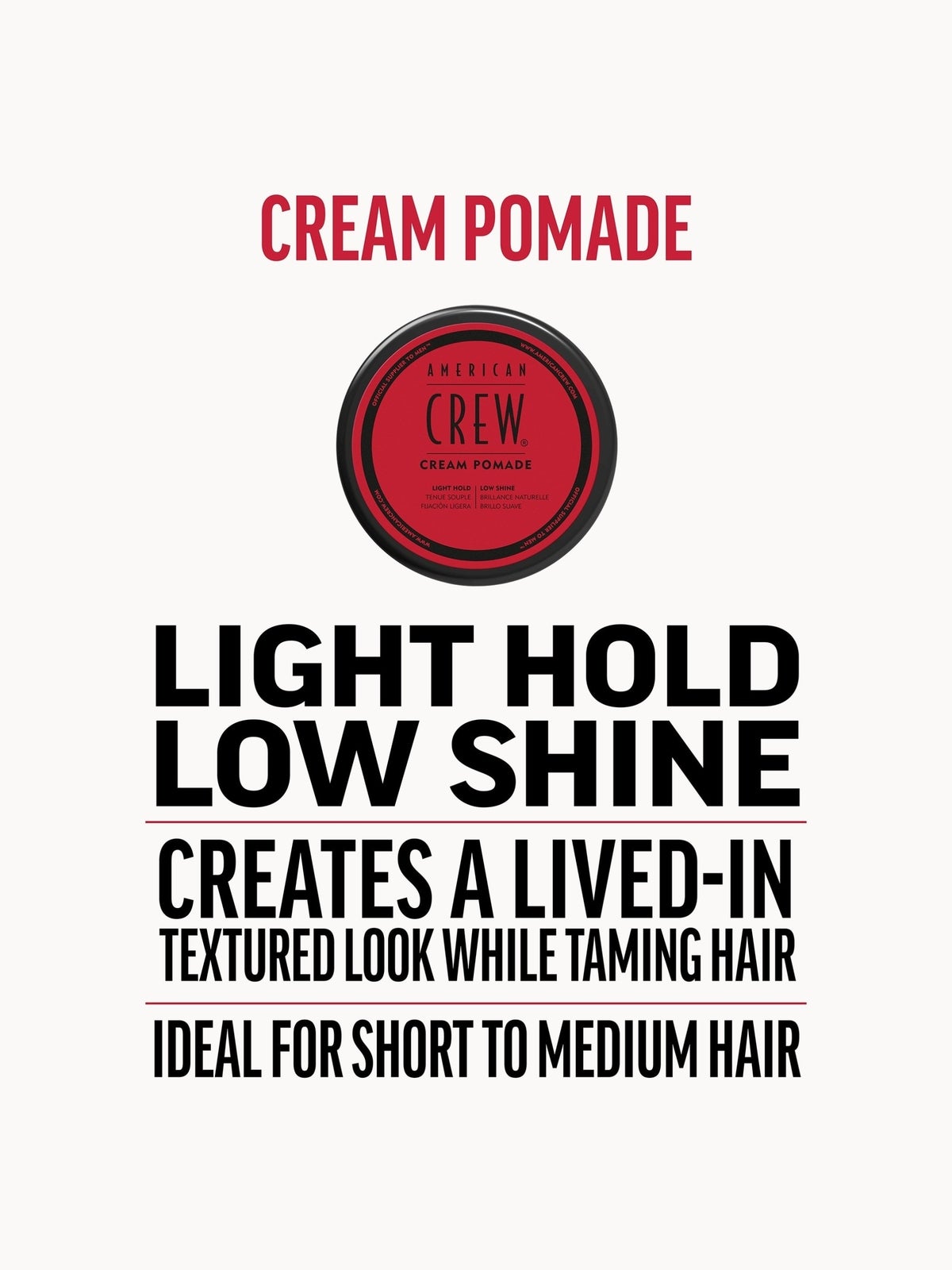 American Crew Cream Pomade 85g 3