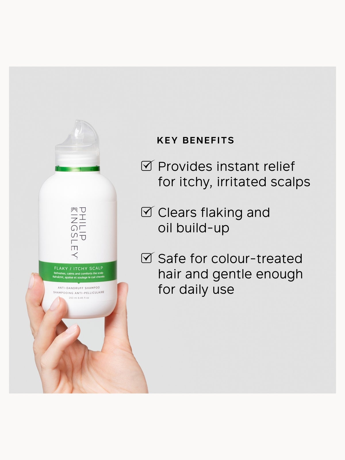 Philip Kingsley Flaky/Itchy Scalp Anti-Dandruff Shampoo 250ml 3