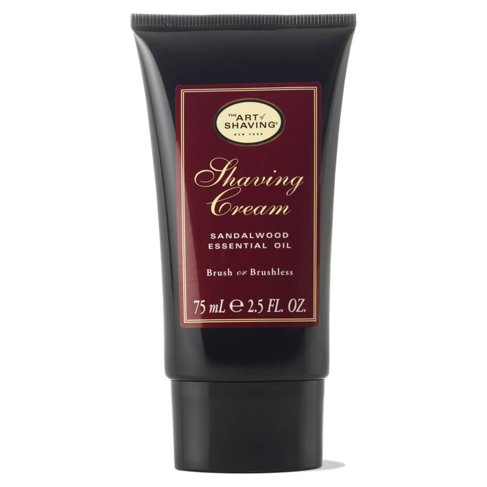 Click to view product details and reviews for The Art Of Shaving Shaving Cream Sandalwood 75ml.