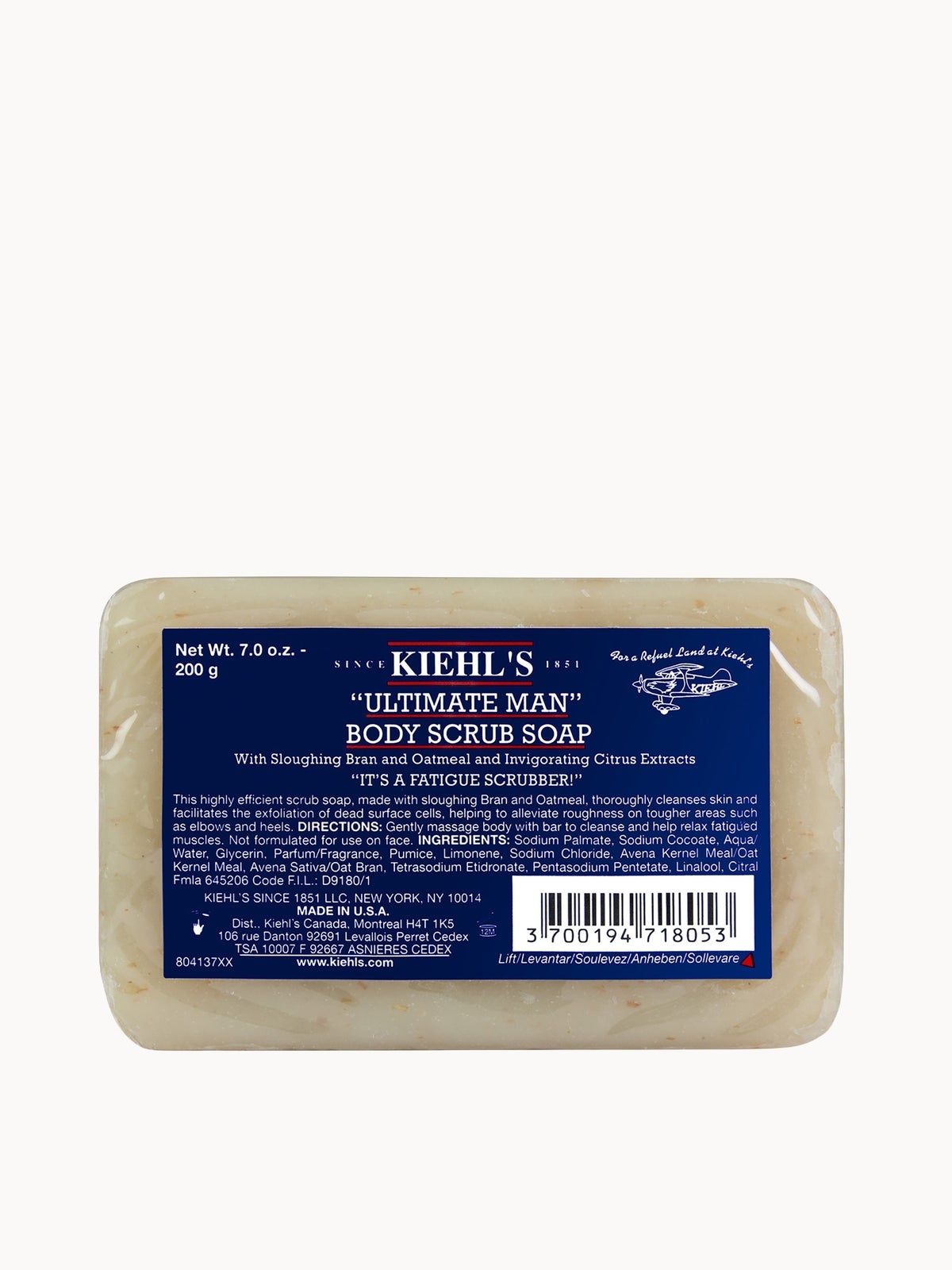 Kiehl's Ultimate Man Body Scrub Soap 200g