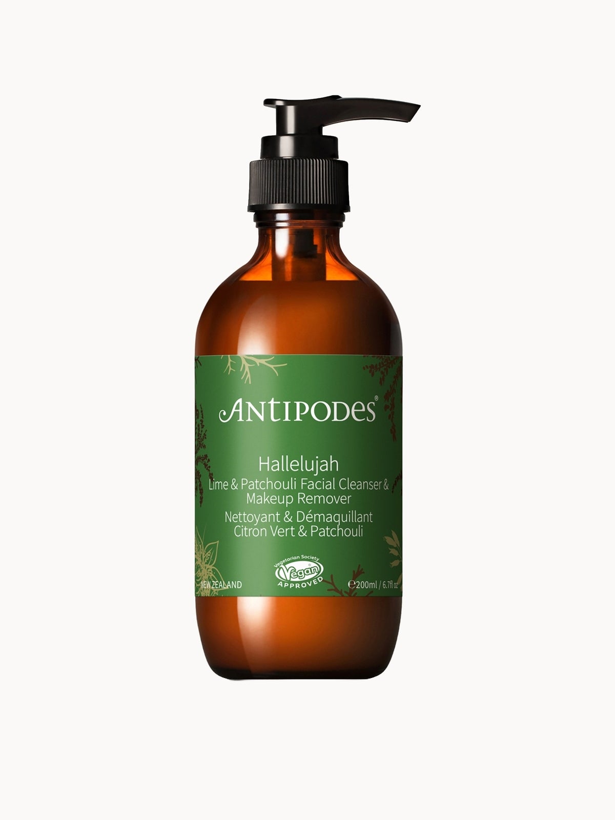 Antipodes Hallelujah Lime and Patchouli Cleanser and Makeup Remover 200ml