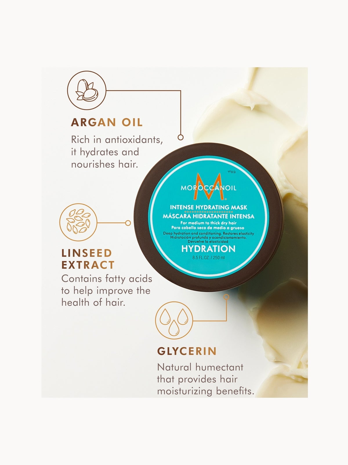 Moroccanoil Intense Hydrating Mask 250ml, photo 3