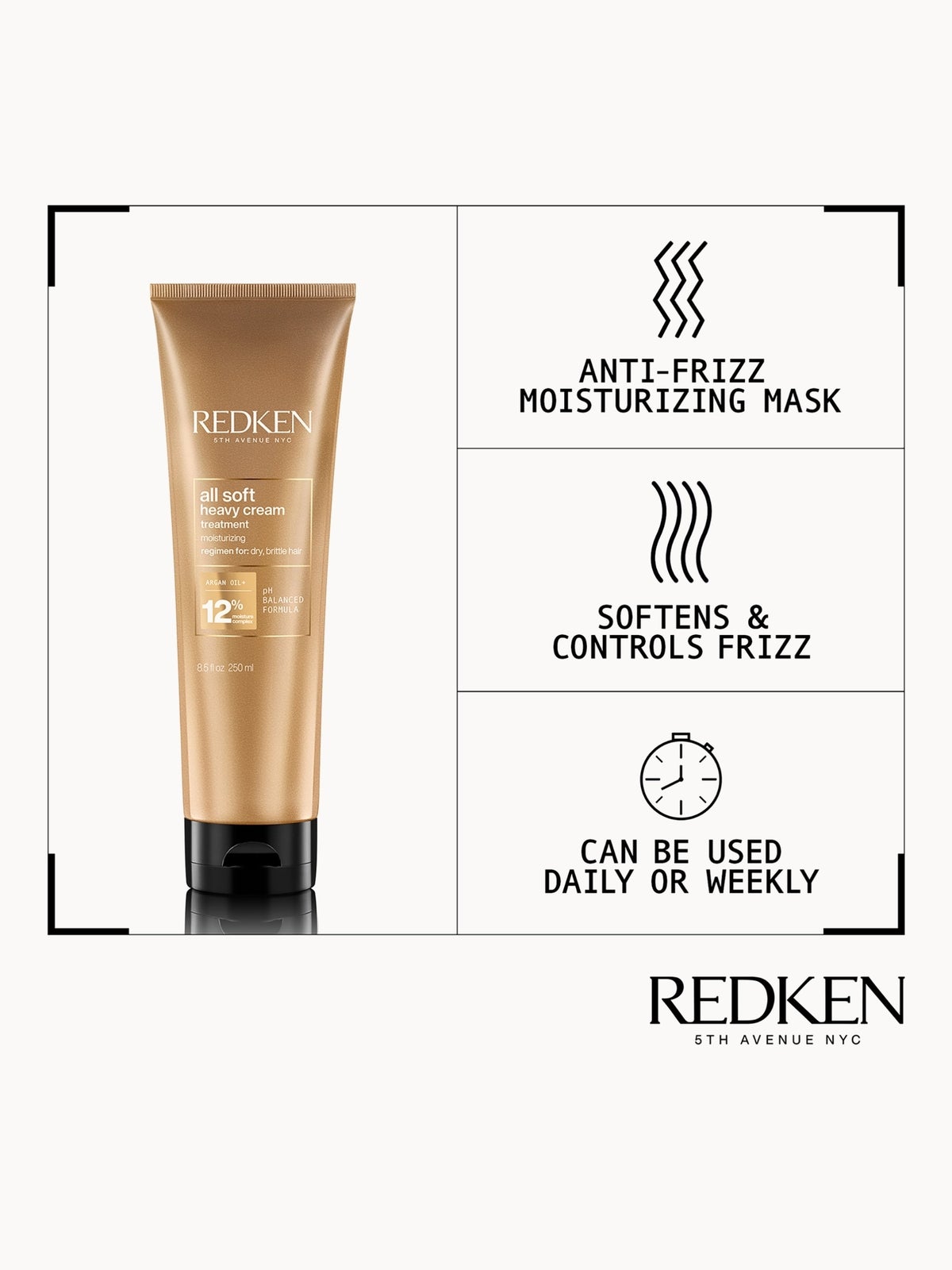 Redken All Soft Heavy Cream 250ml, photo 3
