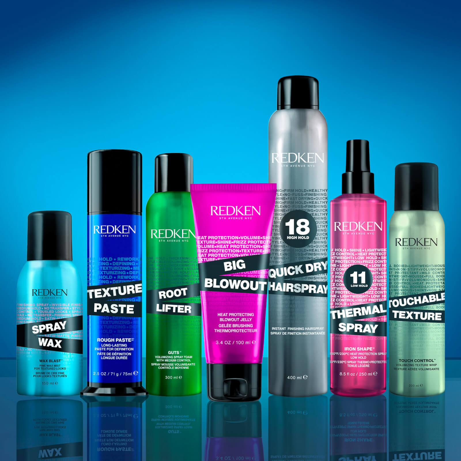 Redken Quick Dry 18 Instant Finishing Hairspray 400ml-image