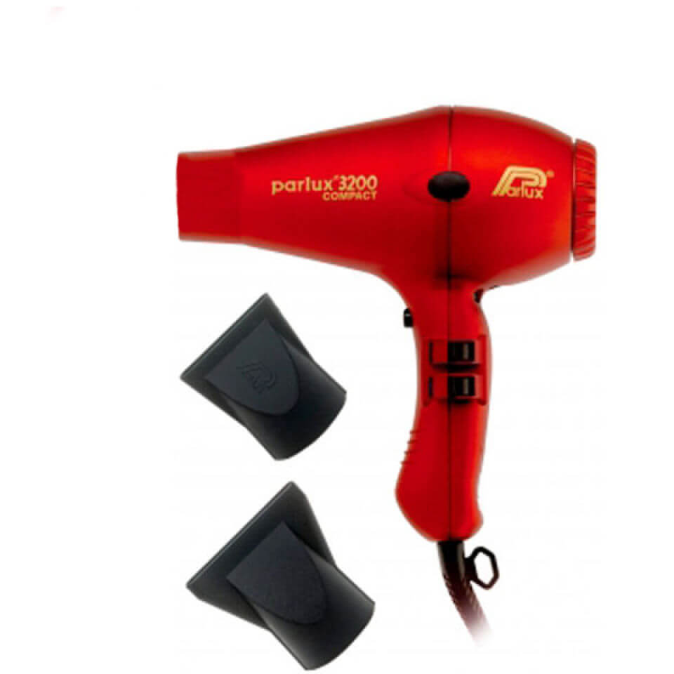 Parlux 3200 Compact Hair Dryer - Red