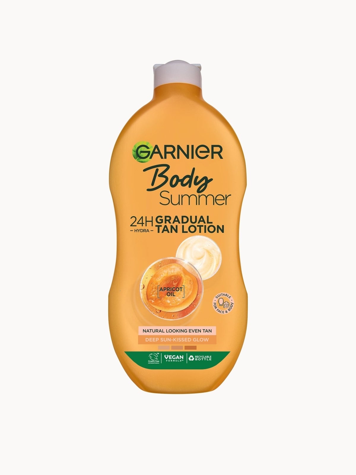 Garnier Summer Body Hydrating Gradual Tan Moisturiser Deep Sun-Kissed Glow 400ml
